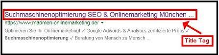 homepage google optimieren