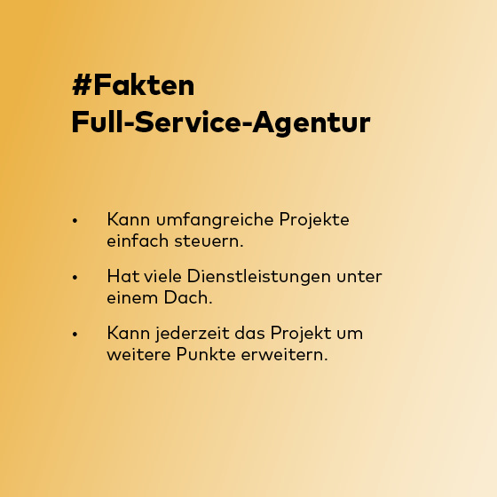 full-service agentur